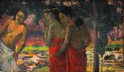 Paul Gauguin Three Tahitian Women oil painting artist